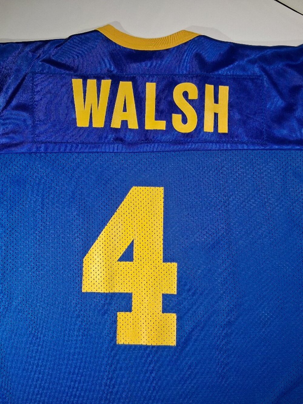 LA Rams Steve Walsh #4 Jersey Made in USA Vintage 90s Champion Men's L GUC